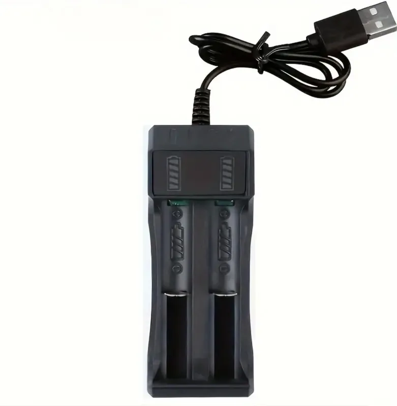 Dobbel USB batterilader