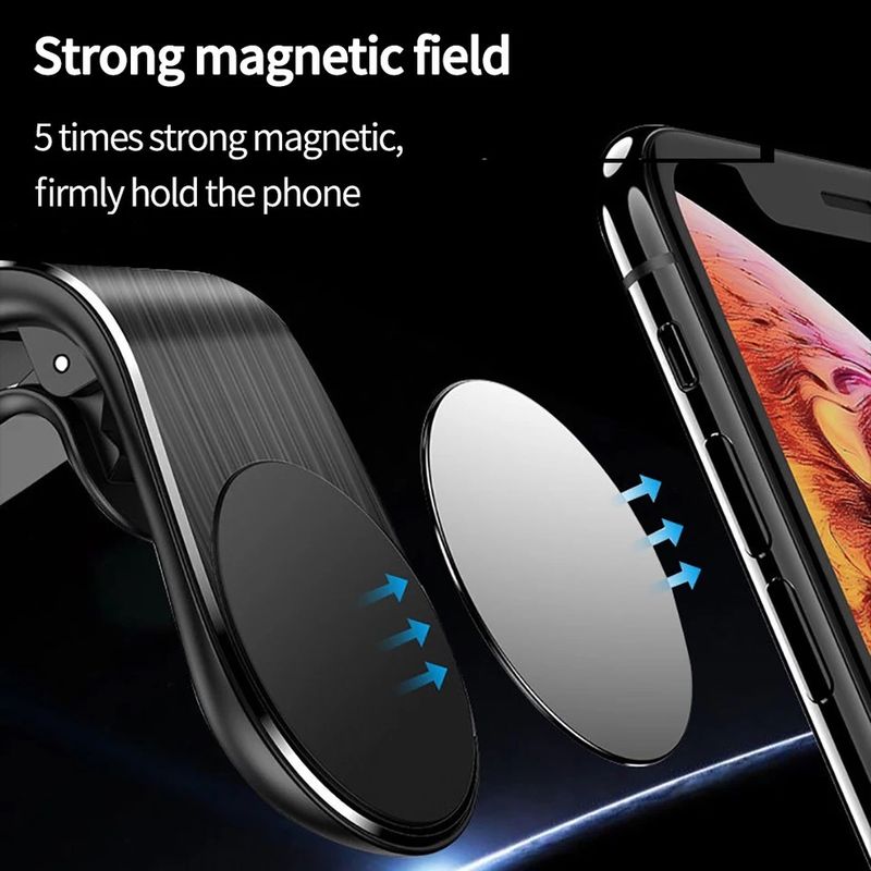 Mobilholder til bil - magnetisk