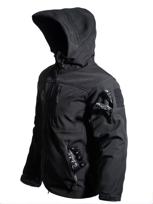 Hovedbilde Taktisk Softshell jakke - svart