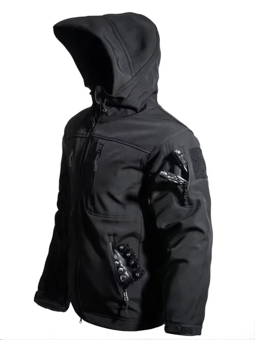 Hovedbilde Taktisk Softshell jakke - svart