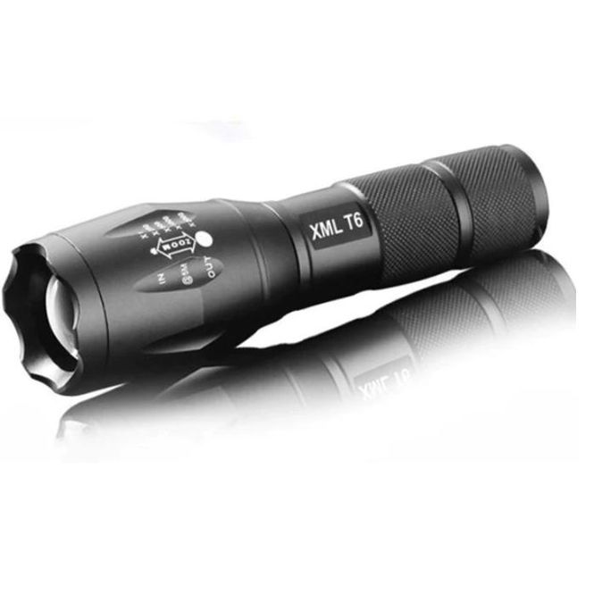 Hovedbilde Lommelykt - Oppladbar med zoom