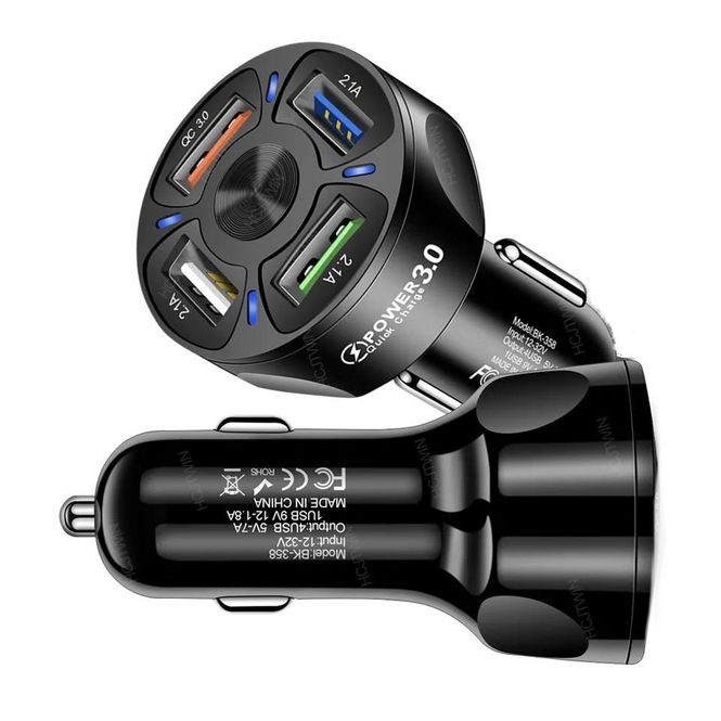 Hovedbilde 4 X USB 3.0 Bil lader