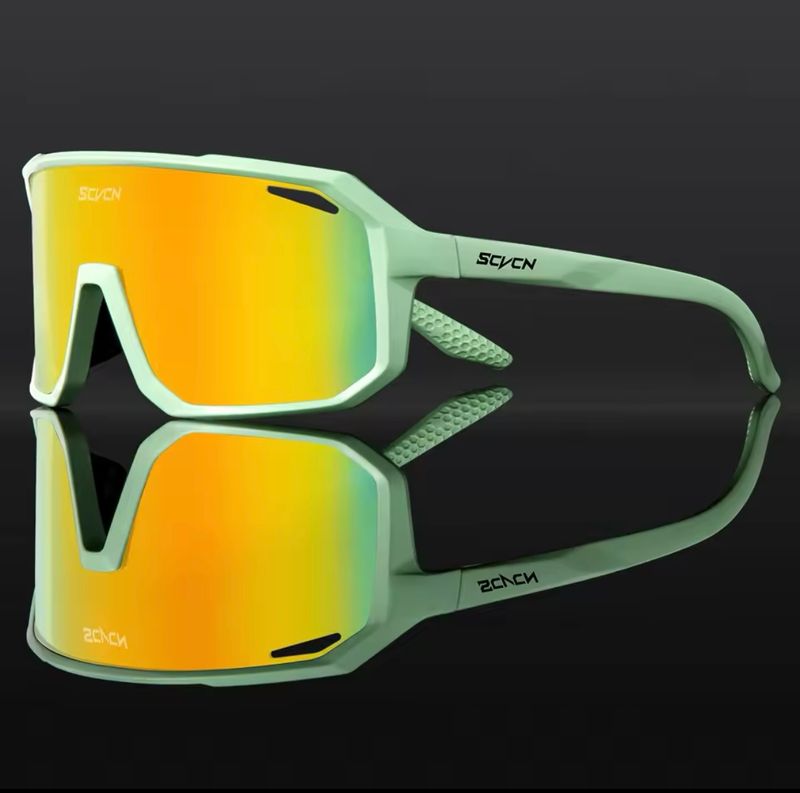 Raske Solbriller - mint og orange